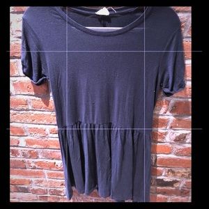 Zara Old School Drop Waist Tee Dress